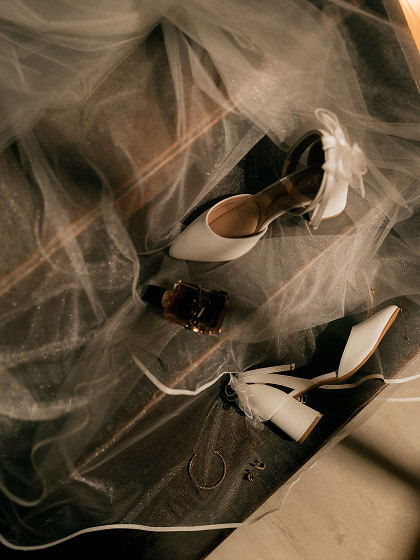 Bridal shoes and accessories